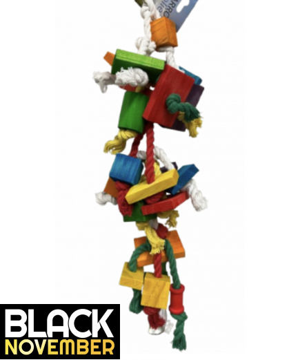 9 X Parrot Toy Pack - African Grey, Amazon, Eclectus, Cockatoo Etc - RRP £134.91 - Pack 3